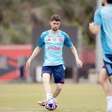 Jorginho treinou pela manhã no CT do Flamengo