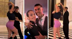 Esposa de Cristiano Ronaldo investe em 'dança caliente' e molejo impressiona